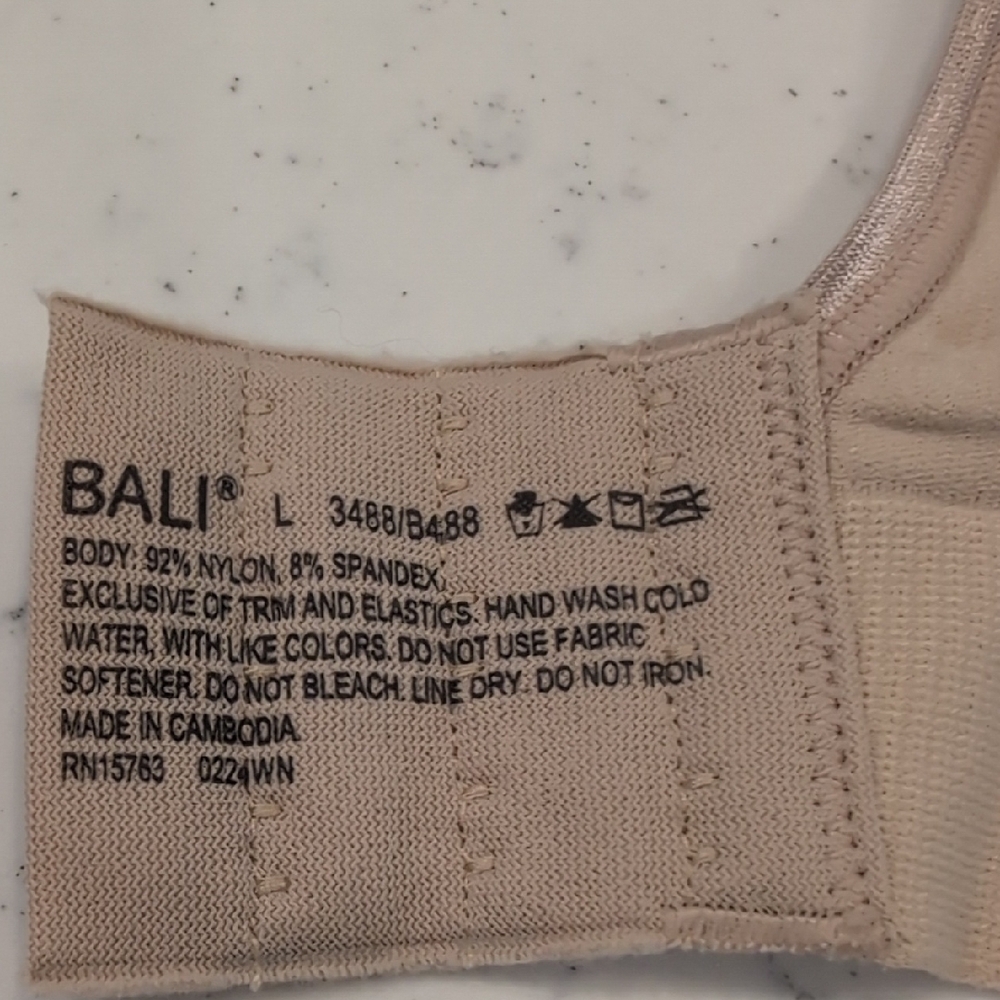 Seamless Tan Women's Bra Size L - Picture 3 of 9